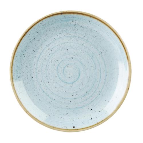 Churchill Stonecast Evolve Coupe Plate Duck Egg Blue - 260mm 10 1/4" (Box 12)