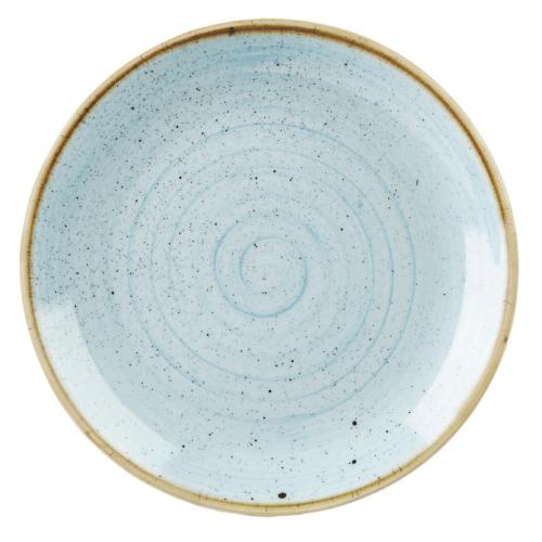 Stonecast Evolve Coupe Plate Duck Egg Blue - 217mm 8 2/3" (Box 12)