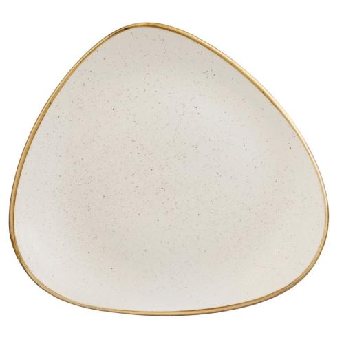 Churchill Stonecast Lotus Plate Barley White - 12" (Box 6) (Direct)