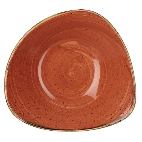 Churchill Stonecast Lotus Bowl Spiced Orange - 235mm 9 1/4" (Box 12) (Direct)