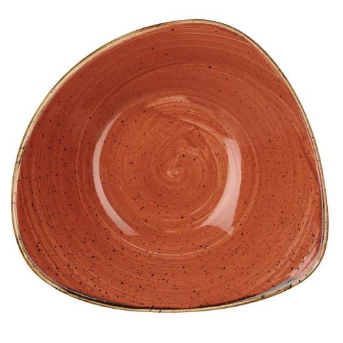 Churchill Stonecast Lotus Bowl Spiced Orange - 185mm 7 1/4" (Box 12) (Direct)