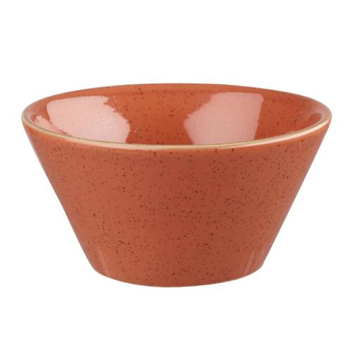 Stonecast Zest Snack Bowl Spiced Orange 121x65mm 340ml (Box 12)(Direct)