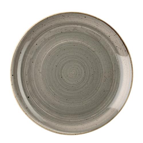 Churchill Stonecast Evolve Coupe Plate Peppercorn Grey - 260mm (Box 12)