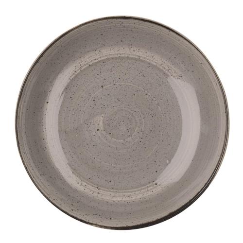 Churchill Stonecast Coupe Large Bowl Peppercorn Grey 310mm 12" (Box 6) (Direct)