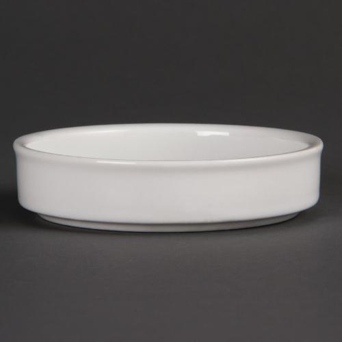 Olympia Tapas Stacking Dish White - 102x20mm 4x 4/5" (Box 6)