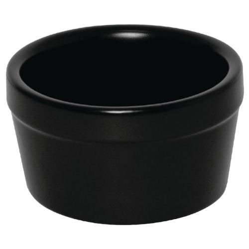 Olympia Tapas Ramekin Matt Black - 95mm 3 3/4" (Box 6)