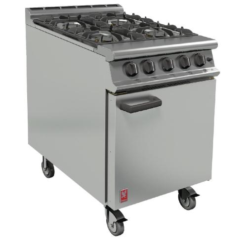 Falcon 4 Burner Dominator Plus Range Natural with castors (Direct)