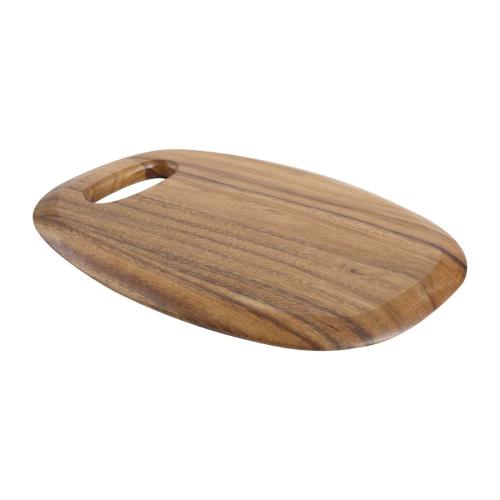 Presentation Board Acacia Wood rounded with handle Small