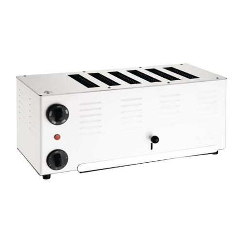 Rowlett Regent 6 Slot Toaster White