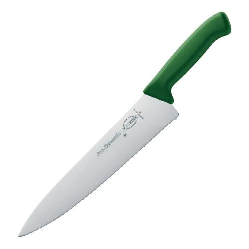 Dick Pro-Dynamic HACCP Serrated Chef's Knife Green - 26cm 10"