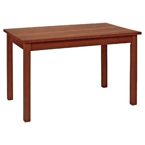 Bolero Wooden Dining Rectangular Table Walnut Finish - 1220x760mm (Direct)