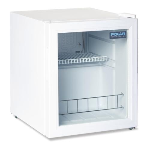 Polar C-Series Countertop Display Fridge White - 46Ltr