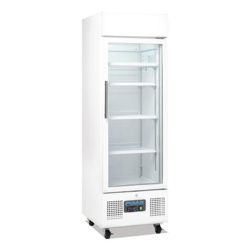 Polar G-Series Upright Display Fridge White - 218Ltr