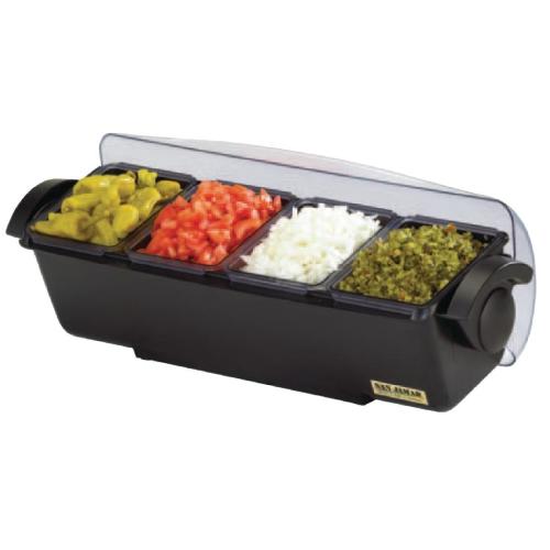 San Jamar Dome Condiment Centre 4 Tray