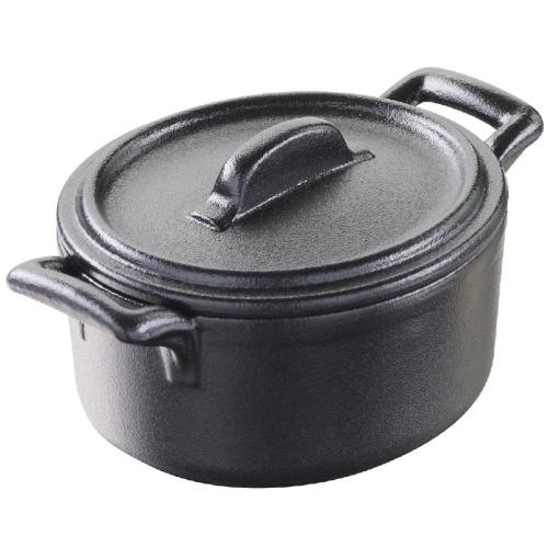 RevolMiniaturesBelleCuisineMini Cocotte&Lid CastIron Style2.75oz75x70x42mm(Box6)