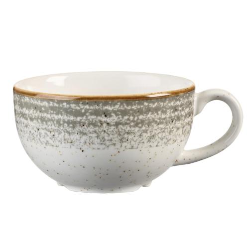 Churchill Studio Prints Stone Grey Cappuccino Cup 22.7cl 8oz9.5cm(Box12)(Direct)