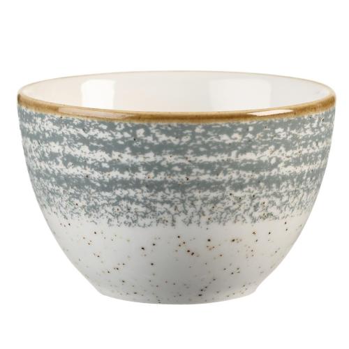 Churchill Studio Prints Stone Grey Sugar Bowl 22.7cl 8oz 9.8cm(Box12)(Direct)