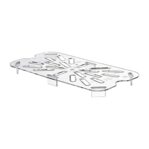 Cambro Polycarbonate Drain Shelf - GN 1/4