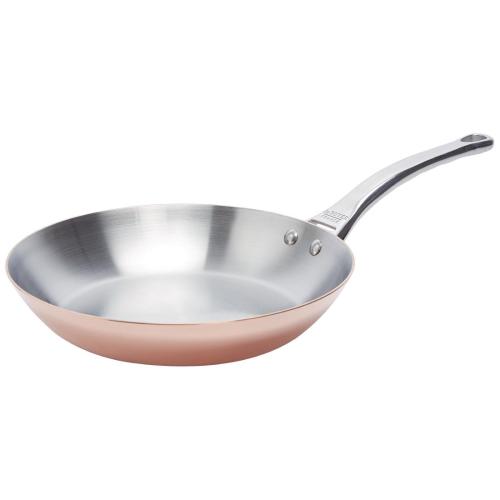 De Buyer Inocuivre Copper Round Frypan St/St Handle - 240mm 9 1/2"