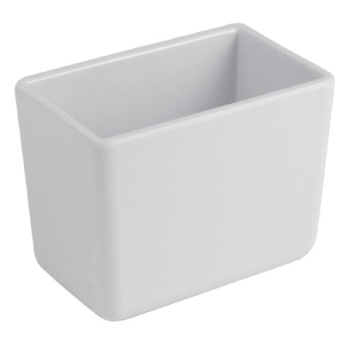 Crock Chunky Polar White Melamine - 0.6Ltr 130x81x100mm (B2B)