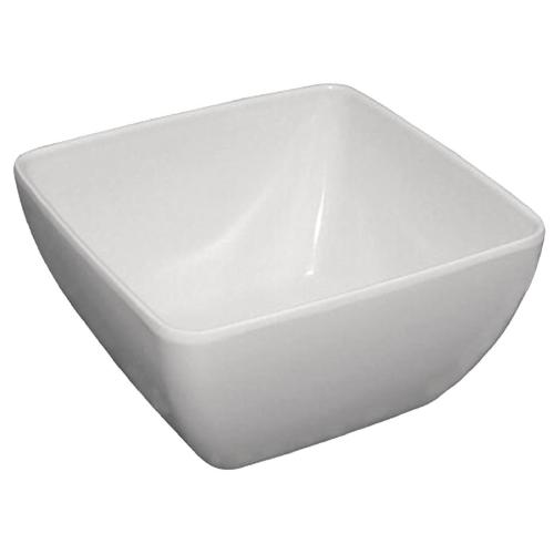 Olympia Kristallon Curved Melamine Bowl White - 280mm