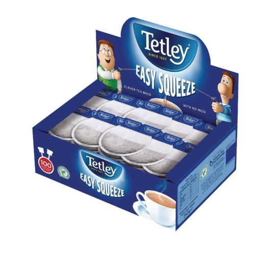 Tetley Non-Drip Drawstring - 250g (100 Tea Bags)