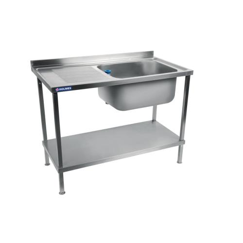 Vogue Sink Single R/H Bowl Single L/H Drainer Welded - 1000x900x600mm (Direct)