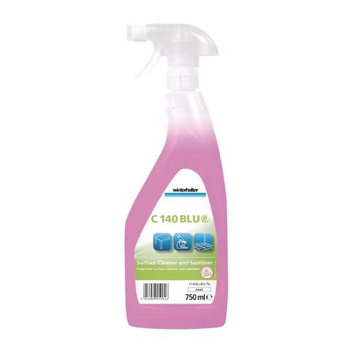 Winterhalter C140BLUE Surface Cleaner & Sanitizer (6x750ml)