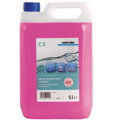 Winterhalter C5 Spray Cleaner & Sanitiser (2x5Ltr)