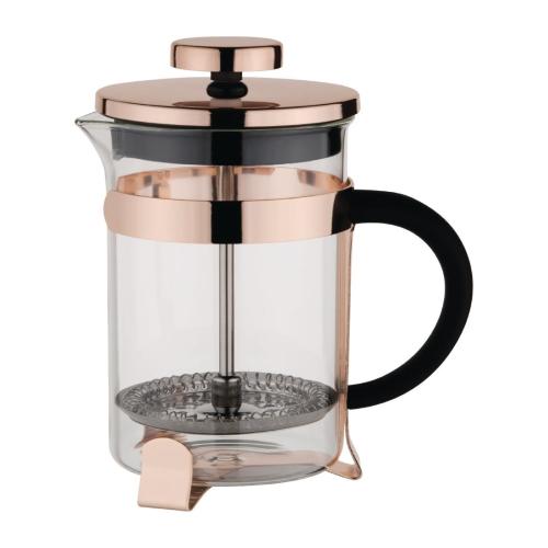 Olympia Copper Contemporary Cafetiere St/St - 12cup 1500ml