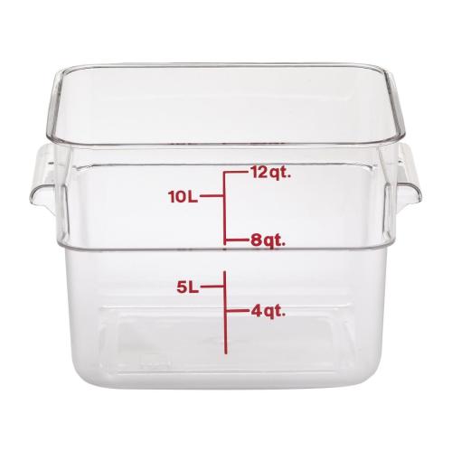 Cambro Square Storage Container - 11.4 Ltr (Pack 6) (B2B)