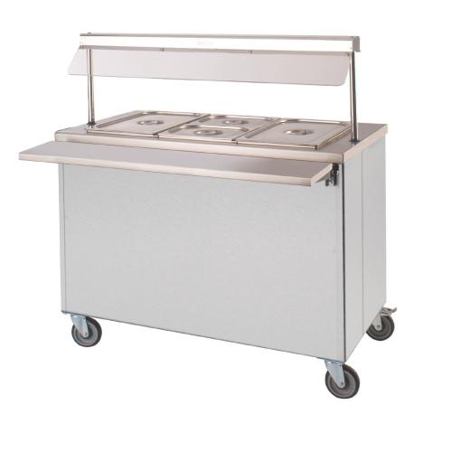 Moffat Mobile Dry Heat Bain Marie & Quartz Gantry & Drop Down Trayslide (Direct)