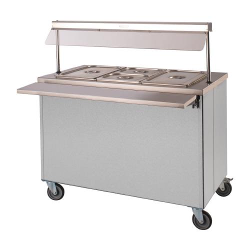 Moffat Mobile Dry Heat Bain Marie & Quartz Gantry & Drop Down Trayslide (Direct)