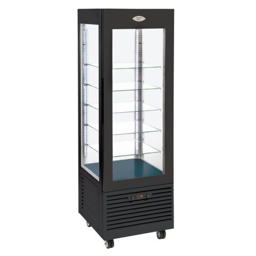 Refrigerated Display - Floor Standing Fixed Shelves Black (Direct)