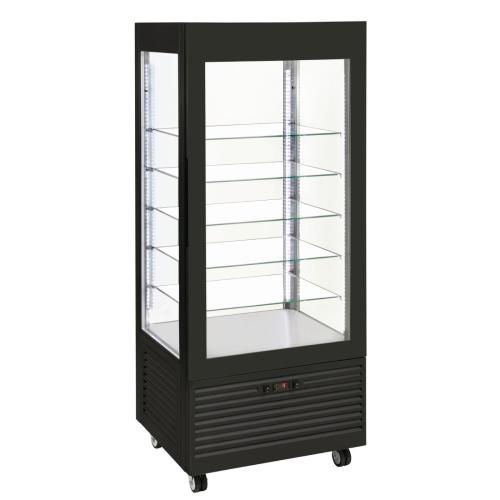 Refrigerated Display - Floor Standing Fixed Shelves Black (Direct)