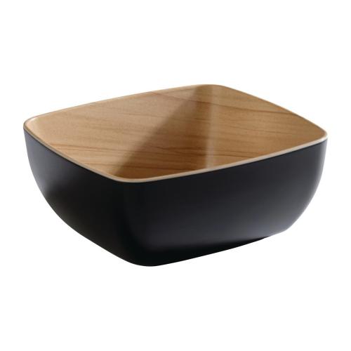 APS Frida Bowl Wood/Black - GN 1/6 176x162x75mm