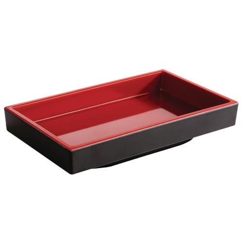 APS Bento Box Red Asia Plus - 25x15.5x3cm (B2B)