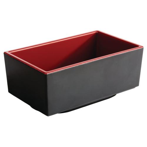 APS Bento Box Red Asia Plus - 25x15.5x6.5cm (B2B)