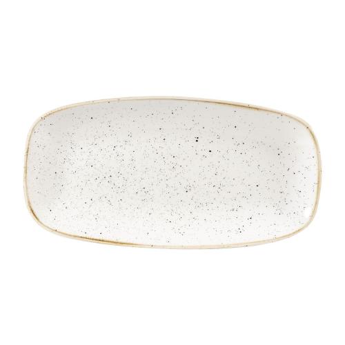 Stonecast Chefs' Oblong Plate No3 Barley White 295x150mm (Box12)(Direct)