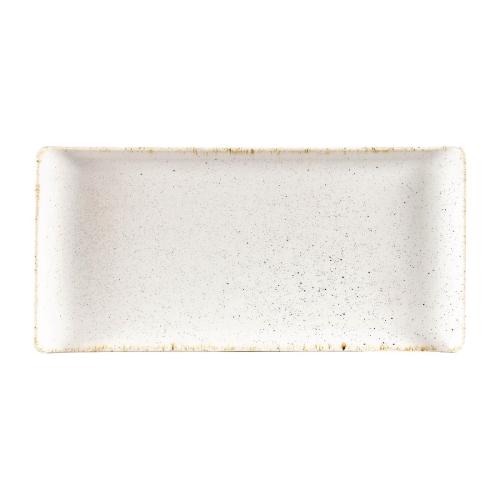 Churchill Stonecast Buffet Tray Barley White (Box 6) 145x300mm (Direct)