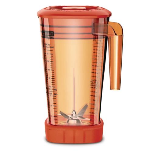 Waring Stacking MX Jar Orange - 2Ltr with Lid for CB135