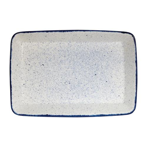 Churchill Stonecast Hints Indigo Rectangle Baking Dish 15" (Box 4) (Direct)