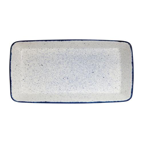 Churchill Stonecast Hints Indigo Rectangle Baking Dish 21x13x2.5"(Box 2)(Direct)