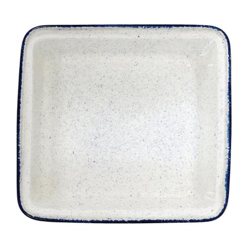 Churchill Stonecast Hints Indigo Rectangle Casserole Dish 7" (Box 4) (Direct)