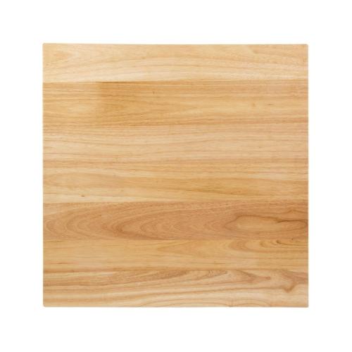 Bolero Pre-Drilled Square Table Top Natural Effect - 700x700mm