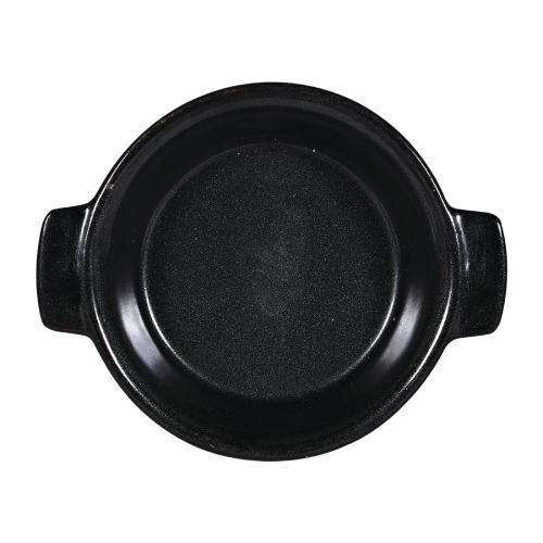 Art De Cuisine Black Igneous Individual Dish - 4 3/4" (Box 6) (Direct)