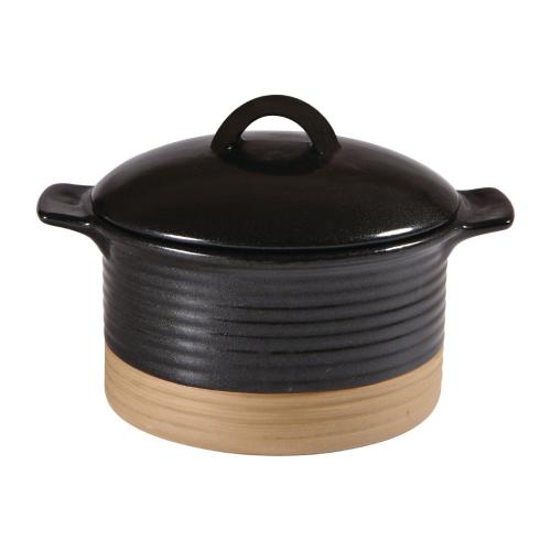 Art De Cuisine Black Igneous Cocotte - 20oz (Box 6) (Direct)