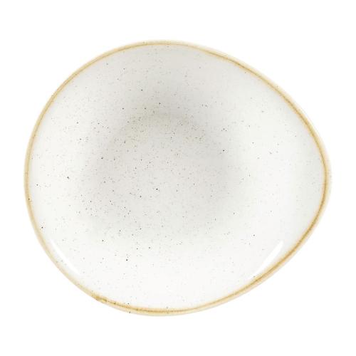 Churchill Stonecast Barley White Round Dish - 6 3/8x5 5/8" (Box 12) (Direct)