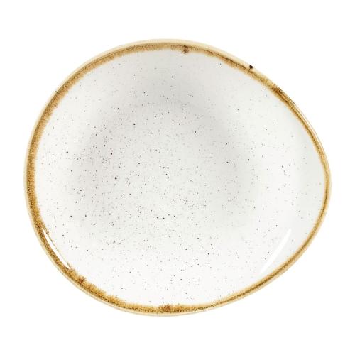 Churchill Stonecast Barley White Round Dish - 7 2/8x6 1/2" (Box 12) (Direct)