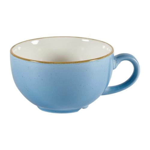 Churchill Stonecast Cornflower Blue Cappuccino Cup - 8oz (Box 12) (Direct)